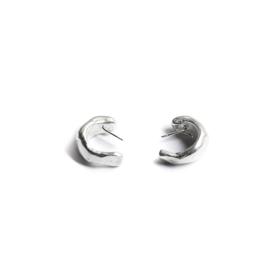 Nasilia - Accessories > Earrings - Small Half Hoops Earrings - 56