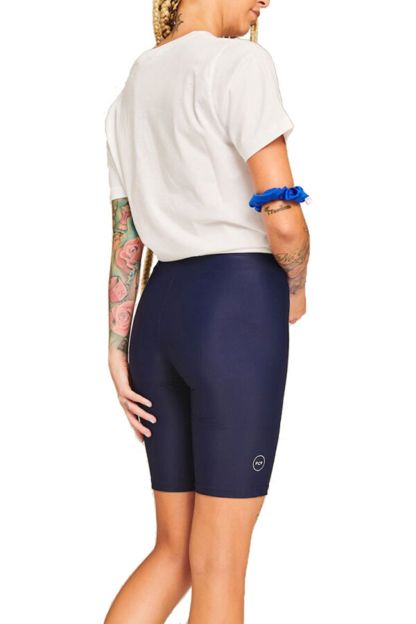 PCP - Clothing > Leggings - Amaryllis Dark Blue Biker Shorts - 28