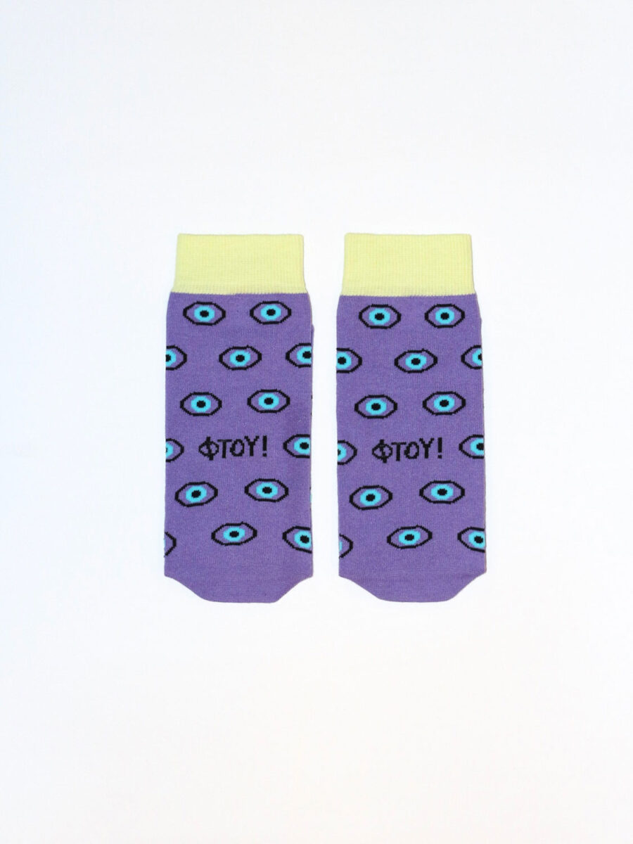 -  - Purple Rain Eyes socks - 15