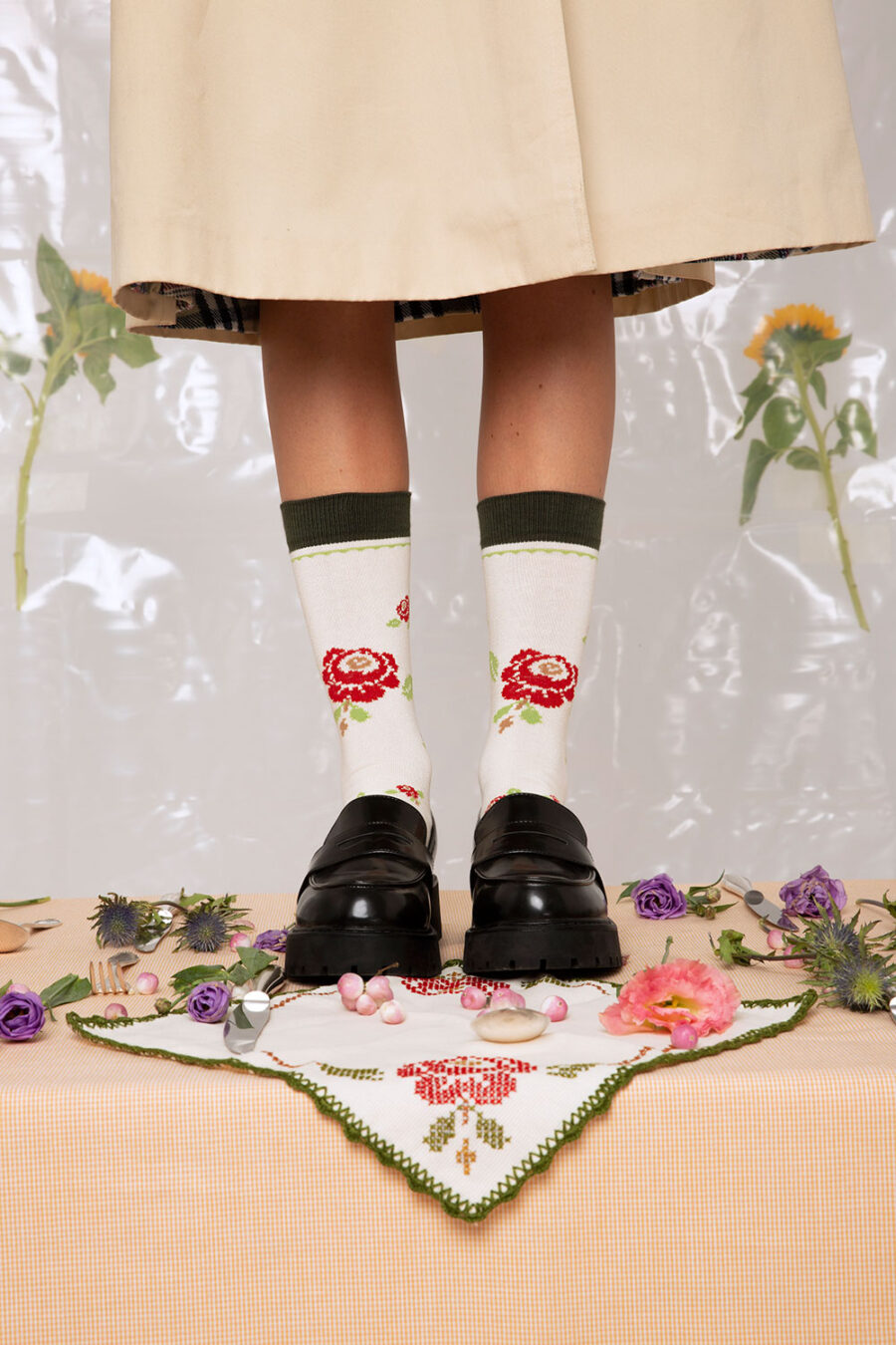 -  - Grandma’s rose Socks - 15