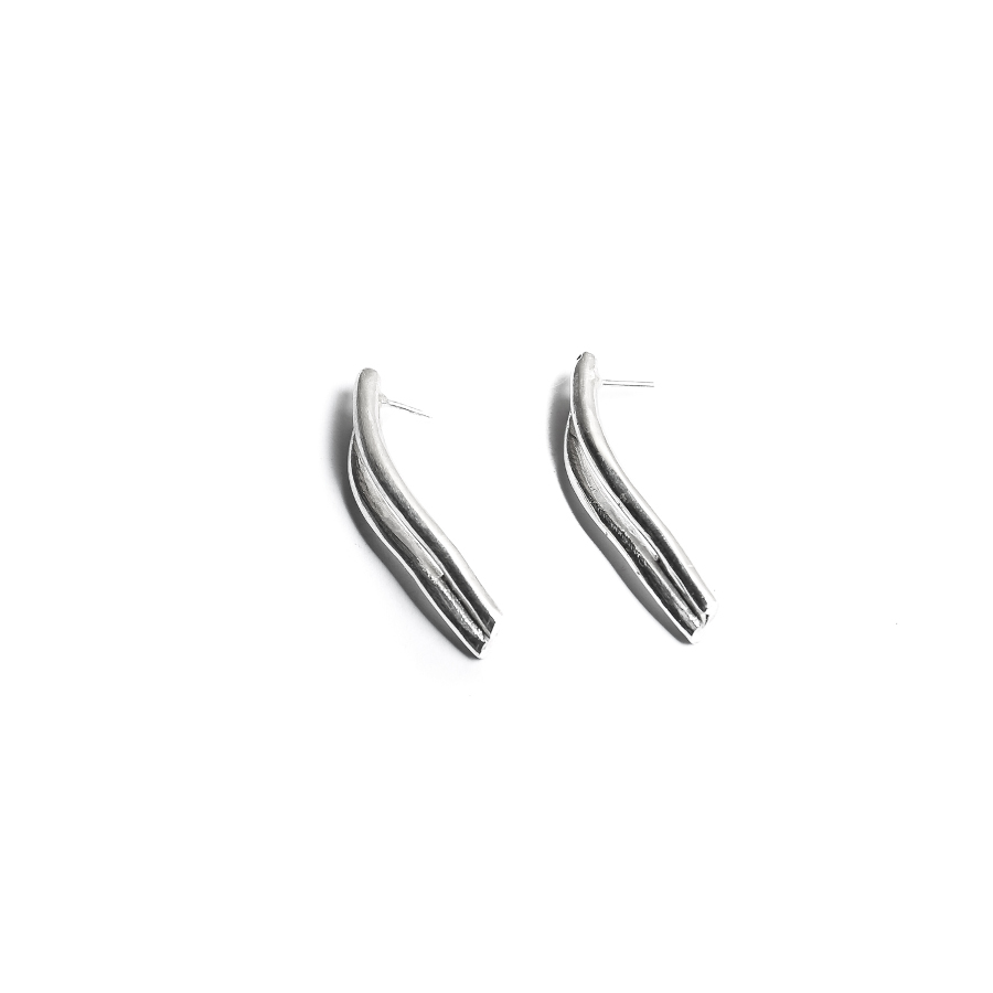 -  - double wire earrings - 60