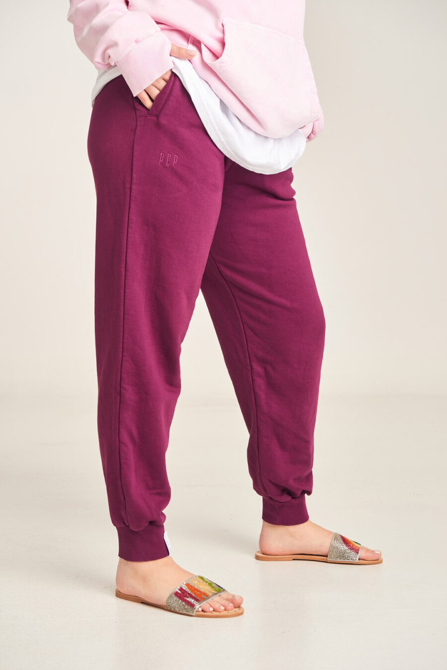 - CLOTHING > ACTIVE WEAR - PCP Women’s Bae Trousers Aubergine - 68