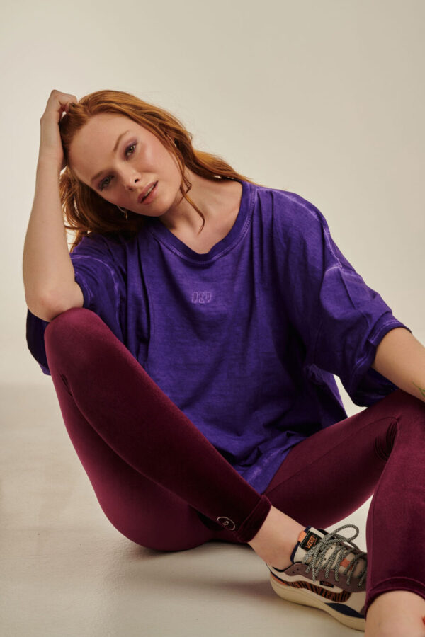 PCPClothing PurpleTshirt Women TeddySmoothVelvet AubergineLeggings 900x1350 1